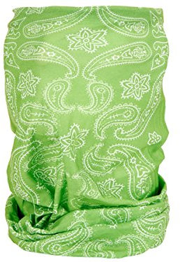 Alsino Multifunktionstuch Schlauchtuch Halstuch Multischal Multiscarf, Variante wählen:MF-186 Paisley grün