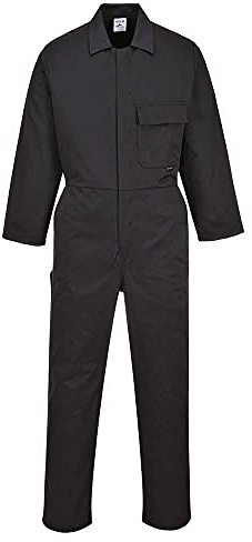 Portwest Classic Coverall Size: XL Colour: Black C802BKRXL