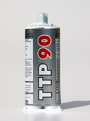 TTP90 PU Plastic Repair Adhesive – 20-Min Fast-Set Structural Bumper & Fairing Repair Glue for Cars, Buses, Coaches, HGVs & Machinery