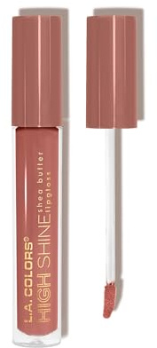 L.A. COLORS High Shine Lipgloss, Dollface CLG934
