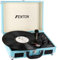 Fenton RP115 Tocadiscos Retro en Estuche Tipo Maleta con Altavoces Integrados, Bluetooth y USB para digitalización de vinilos a MP3 (33, 45 y 78 RPM) - Color Azul