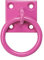 Perry Equestrian No.515 Chain Ring on Plate 50mm x 50mm Pink