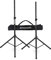 Pronomic SPS-1S Eco-Set - 2 Boxenstative aus Stahl, ausziehbar von ca. 120-193 cm, Belastbarkeit: max. 35 kg - mit robuster Transporttasche - schwarz