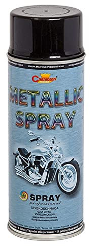 Black Metallic Glitter Metalized Spray Paint 400 mL for Motorcycle Scooter Bike
