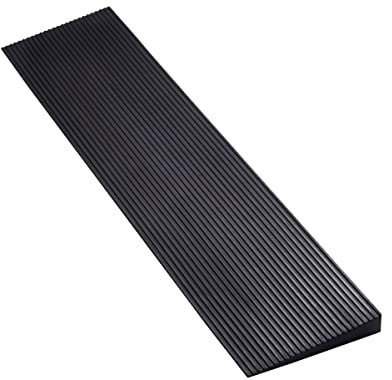 FTsolid Türschwellenrampe 3,0cm Rollstuhlrampe Gummirampe Auffahrrampe Schwellenrampe Bordsteinrampe für Rollstuhl, Kinderwagen, Rollator oder e Scooter