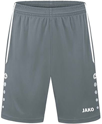 JAKO Allround Trainingsshort Kids grauweiss, 140 Kinder
