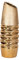 Moderne Dekovase Blumenvase Tischvase Vase aus Keramik Gold 13x33 cm