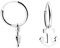 SOFIA MILANI - Damen Ohrringe 925 Silber - Anker Creole - E1528