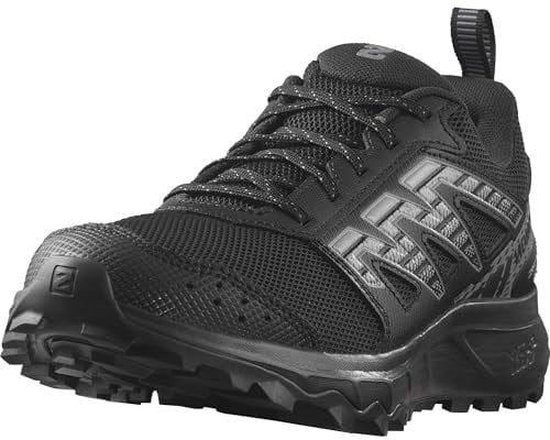 Salomon Wander Damen Trail Running Schuhe, Outdoor-bereit, Komfort durch Dämpfung, Sicherer Fußhalt, Black, 40 2/3