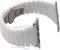 MaKTech Ceramic Wristband Replacement for Apple Watch band,Slim Link Bracelet Band Compatible with Apple Watch Series 11/10/9/8/7,SE 3/2/1 [2025] (42mm/41mm/40mm,White)