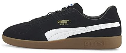 PUMA Unisex Handball Indoor Court Shoe, Black White Gum, 44.5 EU