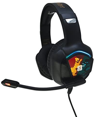 LEXIBOOK, Auriculares para Juegos Harry Potter, Juego inmersivo, Sonido estéreo con Cable, Plegables, Ajustable, Negro, HPG10HP