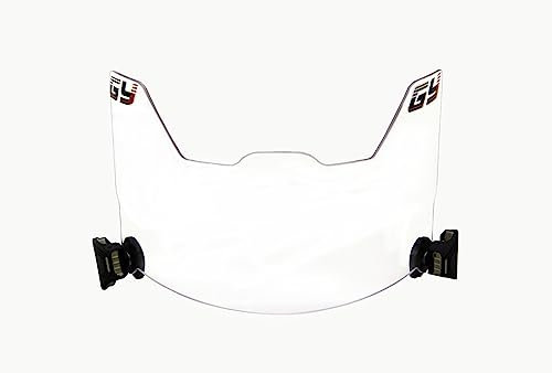 GY FV020 Fußballvisier, Fußball-Helm-Visier, geeignet für Jugend- und Erwachsenenhelme (klar)