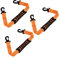 SUNGOOYUE Skischuh-Tragegurt, 3-teiliger Rollschuh-Leine Nylon-Snowboard-Stiefel-Tragegurt Zum Tragen von Skateschuhen (Orange)