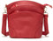 FANDARE Damen Handy Umhängetasche Crossbody Tasche Handtaschen Leder Schultertasche Frauen Handytasche zum Umhängen Schultertasche Portemonnaie Geldbörse Damentasche Rot