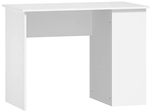 vidaXL Scrivania Bianca 100x55x75 cm in Legno Multistrato