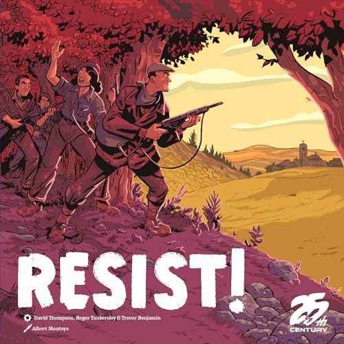 25th Century Games Resist Ages 10+ | Solitaire Strategy Card Game | Spanish Maquis Resistance Game with Tactical Deck Management, Mission-Based Gameplay, and Historical Theme for Solo Players