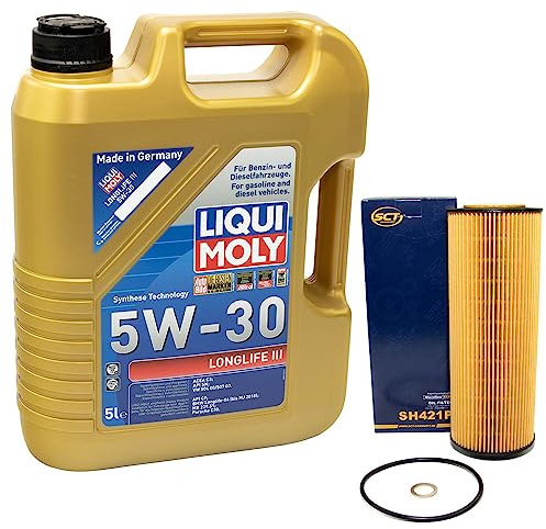Motoröl Set Longlife III 5W-30 LIQUI MOLY 5 Liter + Ö0lfilter SH421P