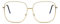 KAEOISFU übergroße Quadratische Gold Lesebrille 1,75 Damen und Herren, Große blaulichtfilter brille Lesebrillen, Mode Große Gläser Metall Computer Lesebrill