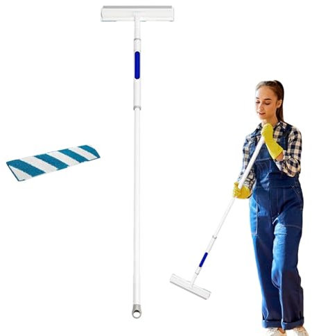 Rasqueta limpiacristales, juego de herramientas de limpieza de ventanas, extractor de suelo telescópico, herramienta de limpieza de ventanas, herramienta de limpieza de cristales para espejos,