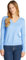 Tommy Hilfiger Damen Pullover Jersey Stitch V-Neck Strickpullover, Blau (Vessel Blue), S