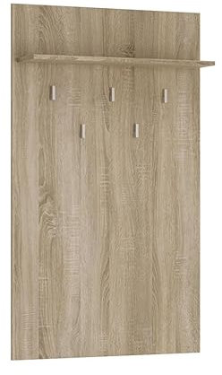 Feldmann Preiswert Wohnen Wandpaneel Gemini Garderobenpaneel eiche sonoma 127x74cm