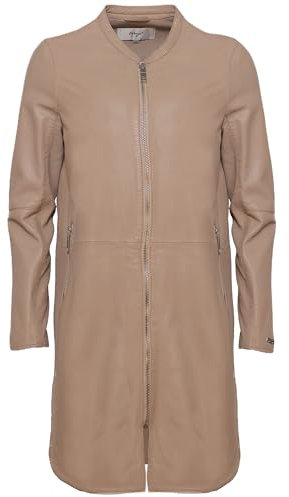 MAZE Damen Ledermantel 4202040 Moonlight Beige XXL