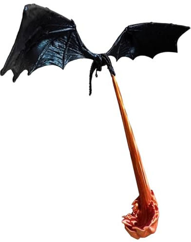 Dragon Flame Book No-ok | Kämpfender Drache Buchstütze | Drachen Buchstütze Für Regale | 3D Drache Spuckende Flamme Geformt Buch Ecke Dekorative Buchstütze Statue