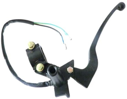 SHENGG Roller Moped ATV Trommel Links Bremshebel Griff GY6 W/Spiegel Loch Sicherheit Schalter