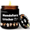 Geschenk für Hundebesitzer Frau, Lustige Duftkerzen im Glas, 200g Kerze Duft mit Spruch Hundefurz Löscher, Weihnachtsgeschenke Geburtstagsgeschenk für Tierliebhaber, Freunde, Familie, Kollegen