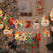FPEAOB Weihnachten Lichterkette Batterie, Weihnachtsdeko Innen Weihnachtsbeleuchtung 3m 20leds Warmweiß Lichtervorhang Lichterketten für Weihnachtsbaum Deko, Tischdeko, Fensterdeko, Fensterbank