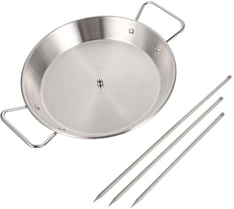 OFFSCH Spiedo Verticale Rimovibile Griglia Per Barbecue Aperta Griglia in Acciaio Inossidabile Per Arrostire Carne Tacchini Piccoli Galli Cedroni Oche Medie Facile Da Montare E Smontare
