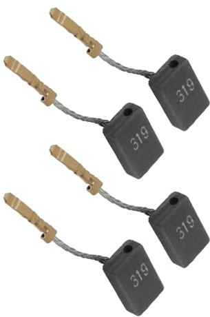 Briny River 4 x Schnell-Winkelschleifer, Kohlebürsten-Ersatzteil 316055200, kompatibel mit Metabo W9-115 Quick und WP9-125 Quick (15,4 x 10 x 4,9 mm)