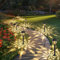 Flacchi Solarlampen mit Glas-Kuppel für Außen - Landschaft Lichter Solar LED Garten Lichter im Freien für Gehweg, Rasen, Garten, Innenhof Dekoration mit ​Warmweiß + Kaltweiß (8)