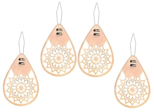 Kupfer Nadeleinfädler im Mandala Blumenmuster, 4 Stück | Gold, Leicht und Handlich, Passend für Maschinennadeln, für Mütter und Großmütter