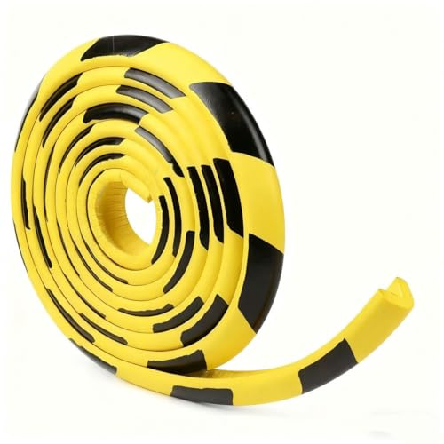 Protector de pared de garaje en forma de L, protector de esquina de espuma NBR para amortiguación de impactos de puerta de automóvil y protección de bordes de pilar, autoadhesivo