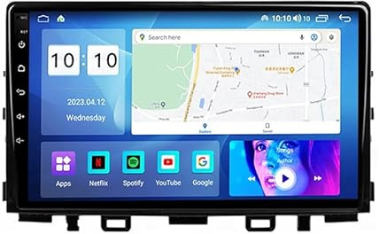 YRCTHEK Android 16 Radio de Coche de Autoradio para Kia stonic 2017-2022 9 Pulgadas Radio de Coche con Pantalla Táctil FM RDS Mirror Link Control de Volante BT Manos Libres Call,4CoreWifi1G+16G