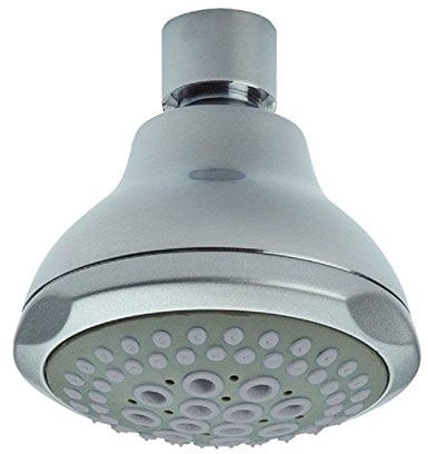 Daloual - Design Duschkopf mit Antikalk - Düsen. Brause, Brausekopf, Kopfbrause, Kopfdusche ist schwenkbar und hochwertig verchromt. 1/2 Zoll Anschluss für Dusche, Bad oder Gewerbe geeignet.