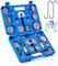 Orion Motor Tech 24pcs Heavy Duty Disc Brake Piston Caliper Compressor Wind Back Rewind Tool Set for Brake Pad Replacement Reset with Storage Case, Blue Case