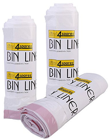 First4spares Premium 30 Ltr Bin Liners for Brabantia 30 Ltr Bins - Pack of 60