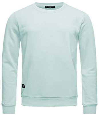Red Bridge Herren Crewneck Sweatshirt Pullover Premium Basic,Grün-ii,S