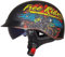 EBAYIN Half Helmet Open-Face Helmet Brain - Cap Cruiser Chopper Scooter Pilot Jet Helmet DOT+ECE Certified Personality Retro Harley Motorcycle Helmet,C-M=（57~58cm）