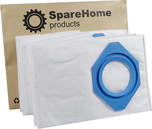 SpareHome® 10 Bolsas de alta filtración reemplazo para aspirador Nilfisk G90, GA70, GM80, GM90, GS80, GS84, GS90, GS90C, GST