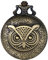 JewelryWe Taschenuhr Retro Eule Quarz Analog Uhr mit Kette Halskette Bronze Geschenk für Herren Damen