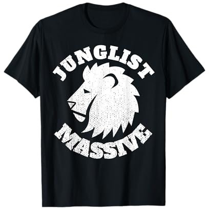 Junglist Music DnB EDM Drum N Bass Lion T-Shirt