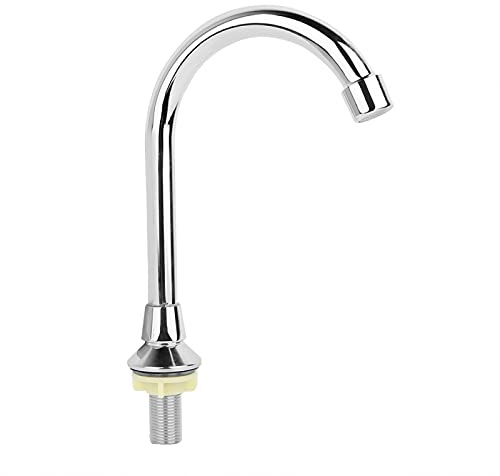 Freihändiger Fußpedal-Wasserhahn, G1/2 Heiß-Kalt-Kupfer-Pedal-Wasserhahn, Waschgerät Wassersparsteuerung für öffentliche Plätze für Labor, Krankenhaus, Medizin