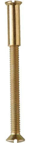 2 VIS DE LIAISON EN LAITON POUR SERRURE POIGNEE DE PORTE RACCORDEMENT FIXATION