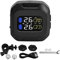 Nikou Drahtloser TPMS-Motorrad-TPMS-Sensor mit 2 externen Sensoren, Reifendrucküberwachungssystem