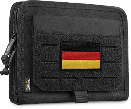 WYNEX Taktische Falttasche für Administrin, Molle-Werkzeugtasche mit lasergeschnittenem Design, Mehrzweck-Organizer, EDC Medizinische Tasche, modulare Taschen, Taktische Befestigung, Hüfttasche