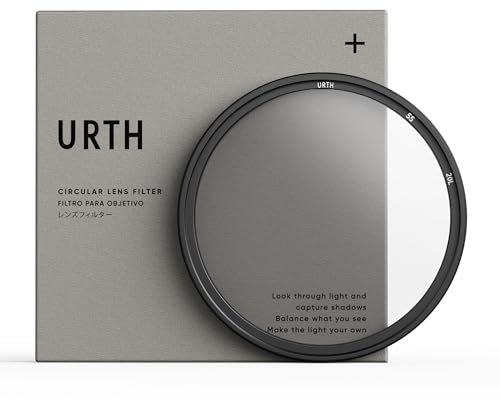 Urth 55mm Filtro de Difusión para Objetivo Ethereal Black Mist ⅛ (Plus+)